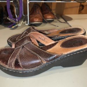 Born leather sandals